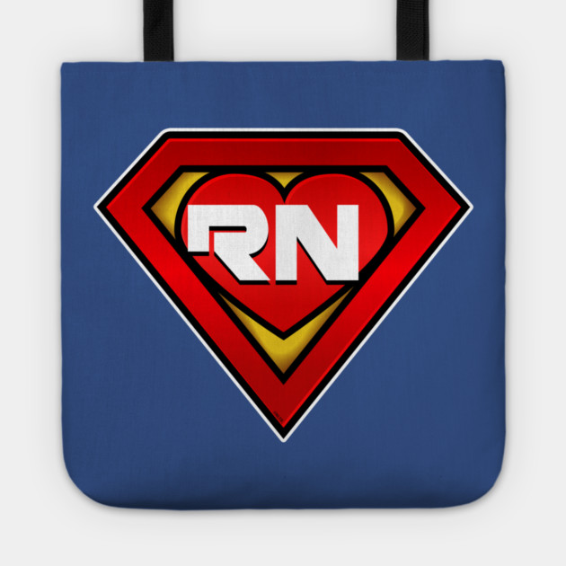 Superhero RN Nurse Coronavirus Hero Tote by creative