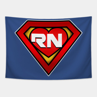 Superhero RN Nurse Coronavirus Hero Tapestry