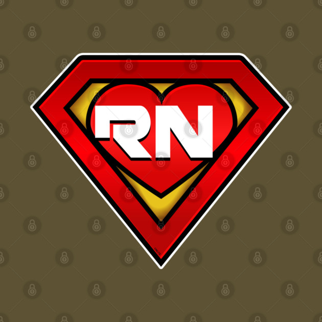 Superhero RN Nurse Coronavirus Hero by creative