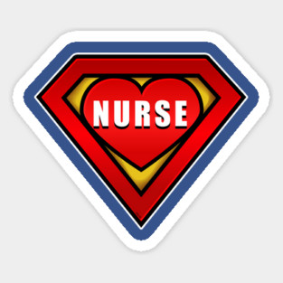 Superhero Nurse Coronavirus Hero Sticker