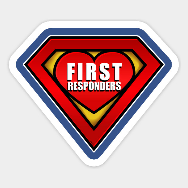 Superhero First Responder Coronavirus Hero Magnet by creative