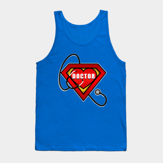 Superhero Doctor Coronavirus Hero Tank Top by creative