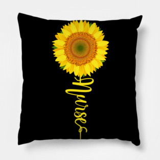 Nurse Scrip Sunflower Pillow