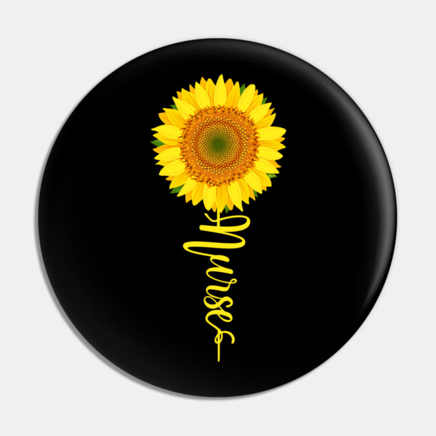 Nurse Scrip Sunflower Pin by creative