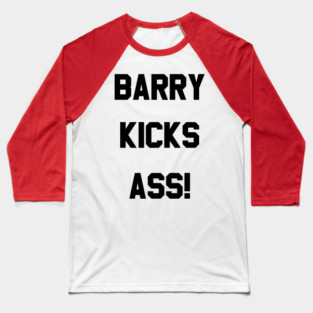 Halloween 6 Curse of Michael Myers - Barry Kicks Ass! Baseball T-Shirt