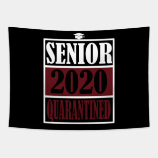 senior 2020 quarantine Tapestry