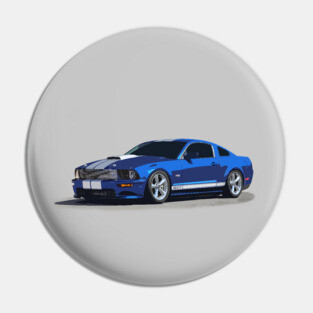 Ford Mustang GT - stylized color Pin