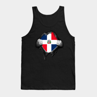 Dominican Republic. Dominican Flag Tank Top