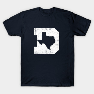 Dallas Texas D - Navy T-Shirt