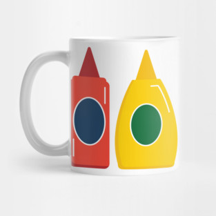 Ketchup and Mustard Mug