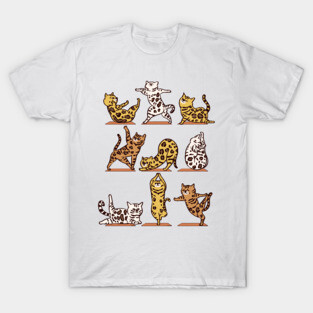 Bengal Cat Yoga T-Shirt