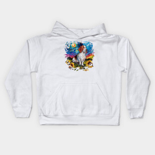Basset Hound Night 2 (version 2) Kids Hoodie