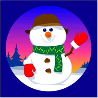 Snowman Posters and Art