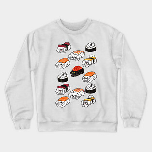 Sushi Bichon Frise Crewneck Sweatshirt