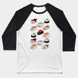 Sushi Bichon Frise Baseball T-Shirt