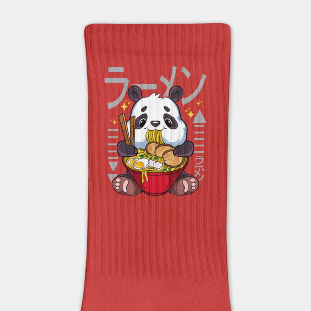 Ramen Panda Cute Kawaii Panda Eating Ramen by creative