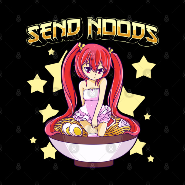 Send Noods Cute Anime Girl inside a Ramen Bowl by creative