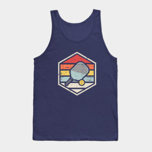 Retro Badge Pickleball Tank Top