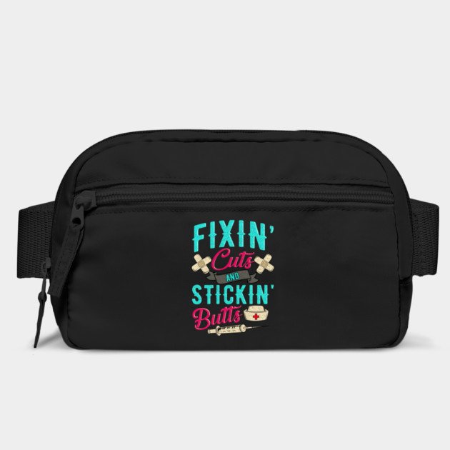 Fixin' cuts and stickin' butts Nurse gift by creative