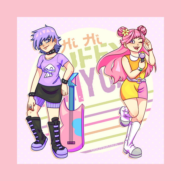 Hi Hi Puffy AmiYumi - Hi Hi Puffy Amiyumi - T-Shirt | TeePublic