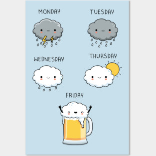 Weather Forecast Posters and Art