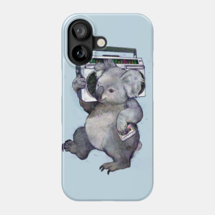 Boombox Koala Phone Case