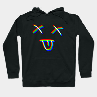 Glitch Face Hoodie