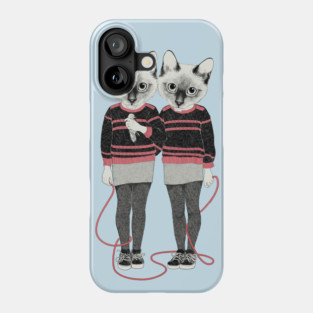 Siamese Twins Phone Case
