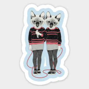 Siamese Twins Magnet