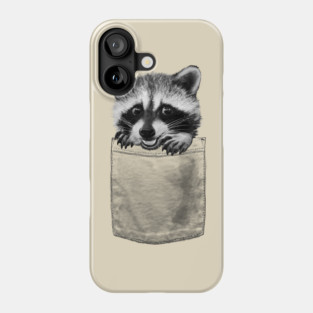 Raccoon in Pocket Phone Case