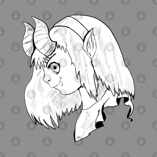 DEMON GIRL by droidmonkey