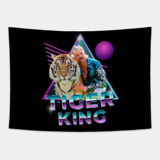 The Tiger King Joe Exotic Slogan Tee Shirt Big Cat President Netflix Tapestry