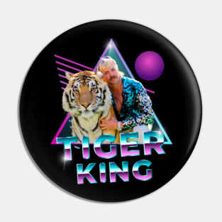 The Tiger King Joe Exotic Slogan Tee Shirt Big Cat President Netflix Pin