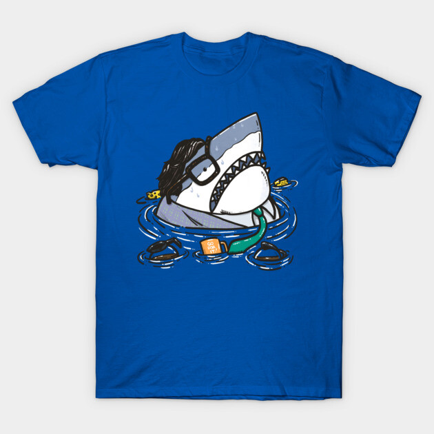 Motivational Shark T-Shirt by nickv47