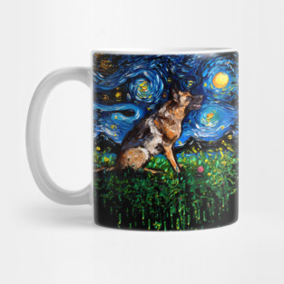German Shepherd Night 3 Mug