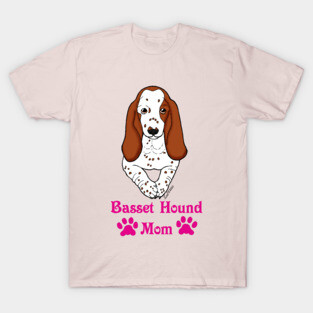 Basset Hound Mom T-Shirt