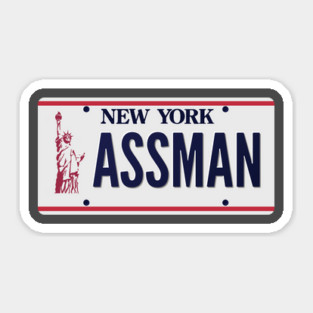 Assman Seinfeld New York Sticker
