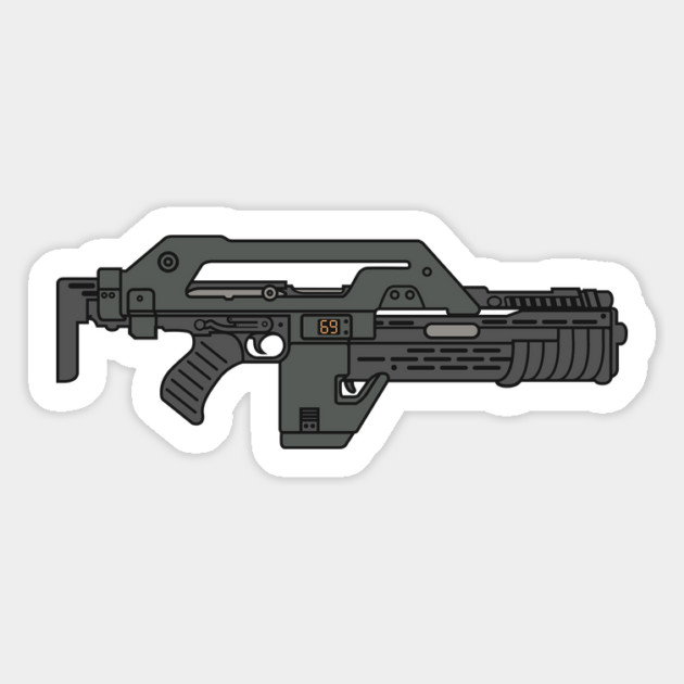 Pulse Rifle Aliens Marines Magnet by stayfrostybro