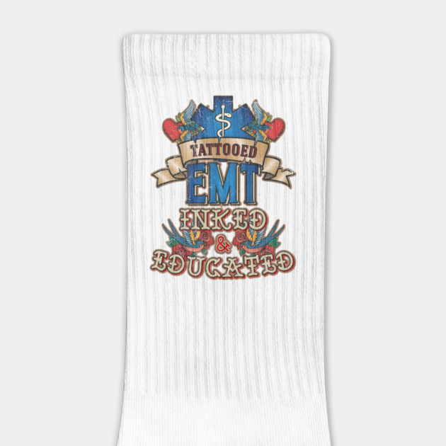 Tattooed EMT for Emergency medical technicians by creative