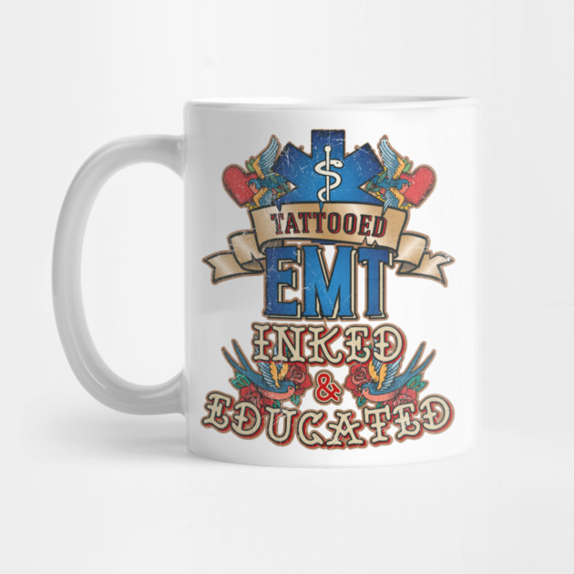 Tattooed EMT for Emergency medical technicians by creative