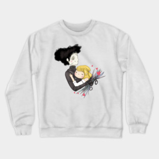 Edward Scissorhand and Kim Crewneck Sweatshirt