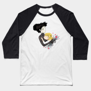 Edward Scissorhand and Kim Baseball T-Shirt