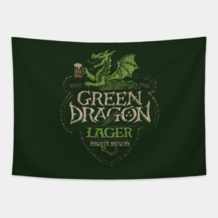 Green Dragon Lager Tapestry