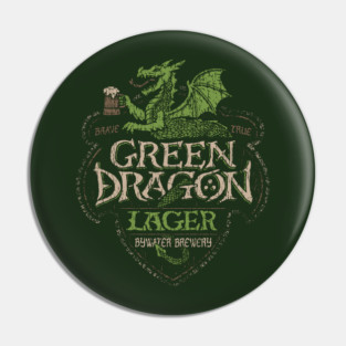 Green Dragon Lager Pin