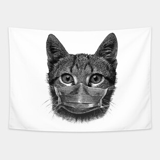 Save our Cats for Covid Tapestry