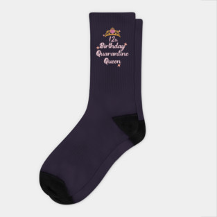 12th birthday quarantine queen 2020 birthday gift Socks