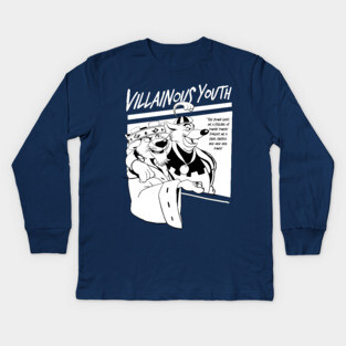 Villainous youth Kids Long Sleeve T-Shirt