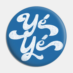 Yé-Yé / 60s Francophile Lover Design Pin