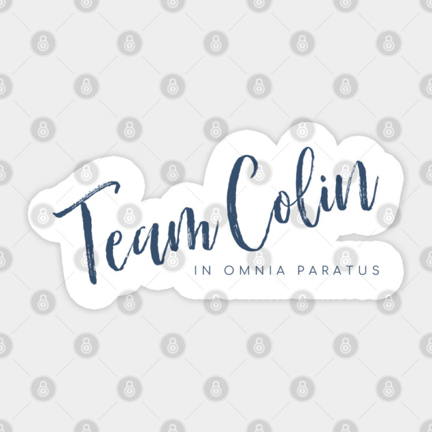 Team Colin Sticker by Stars Hollow Mercantile