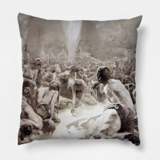 Alphonse Mucha - La Pater #3 - Art Nouveau Pillow